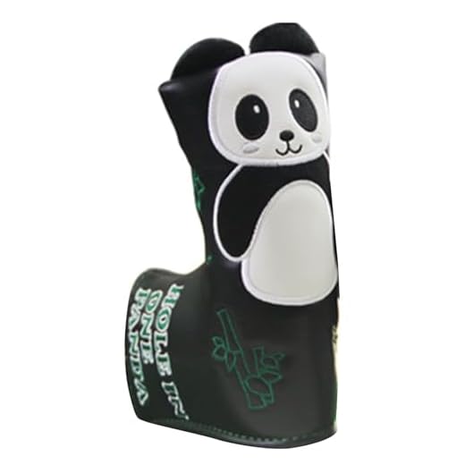 ZCSXK Golf Blade Putter Cover,Golf Blade Putter Cover Synthetic PU Waterproof Cover | Half Round L-Shaped Rod Head Cover, Magic Fit Embroidery Craft Golf Putter Hat Cover