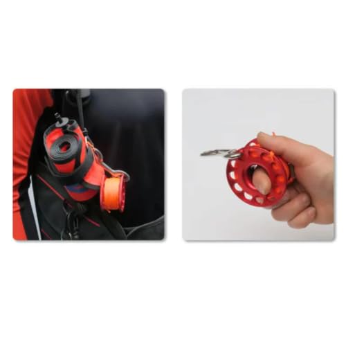 Línea de buceo sumergible naranja para exploración de pecios 4