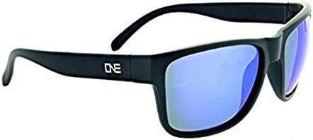 Optic Nerve POLARIZED SPORT KINGFISH Polarized Active Sunglasses for Men, Women & Kids, Matte Black Frame, Brown/Blue Mirror Lens