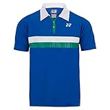 YONEX Men`s 75th Elite Tennis Polo (Medium Sb Sapphire Blue)