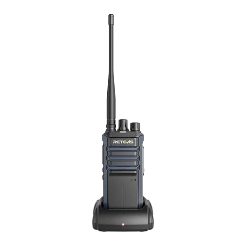 Retevis RT86A Radio Bidireccional Profesional, Radio de Llamada Grupal de Largo Alcance, 2500 mAh, Fácil Emparejamiento con RT86, VOX, Walkie Talkie Resistente para Adultos (Negro, 1 Paquete)