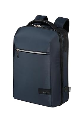Samsonite Litepoint - Zaino PC 15.6" (43 cm) – Zaino Business & Scuola con Funzioni Smart, Ergonomico, Organizzazione Interna Pratica - 18L - Blu (Blue)
