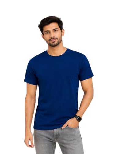 Image of AMAREE Classic Round Neck Half Sleeve T-Shirt - Soft, Breathable & Stylish Everyday Wear - (Pack of - 1)