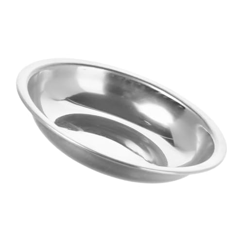 UTHCLO Platillo De Pesaje De Diamante De Acero Inoxidable. Bandejas De Escala De Joyería Tazón De Escala De Alimentos Sartenes De Pesaje De Escala Platos De Pesaje Para Balanzas Silver