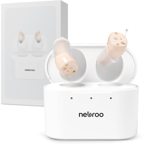 Nebroo PRO 3.0 Hearing Aids | Comfortable Fit | 19 Hour Battery Life | Hearing Amplifier For Seniors & Adults to Combat Hearing Loss