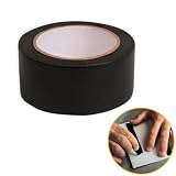 NEOBRASIL - Fita para Demarcação de Solo - Borracha Natural, Fita de Marcação, Sinalização e Orientação de Espaço, Durabilidade, Alta Visibilidade - Dorso de PVC - Preto - 0,15mm - 50mm X 30m