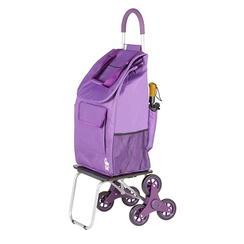 Mejores precios y opiniones de Escaleras economicas los más recomendados. 34 dbest products 01-757 - Carro Plegable para Escalera, tamaño Grande, Color Morado