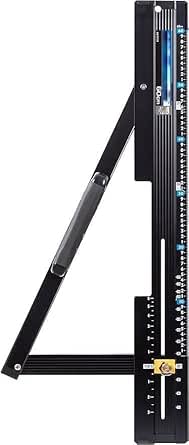 丸ノコガイド定規 たためるエルアングル 角度切断機能付