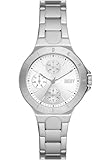 DKNY Reloj para mujer Chambers de acero inoxidable multifunción, NY6678