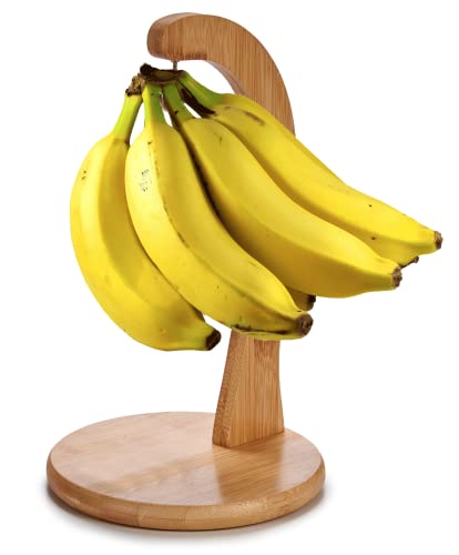 TIENDA EURASIA® Frutero - Fruteros de Cocina Modernos - Soporte con Gancho para Platanos - Porta Platanos - 18 x 18 x 28,5 cm - Fruteros de Cocina