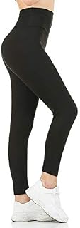 Cosyrain Womens High Waisted Leggings Buttery Soft Tights Opaque Casual Sports Running Workout Yoga Pants Lightweight Stretchy Tummy Control Slim Trousers Multiple Solid Color for Your Choice