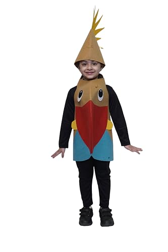 Image of Kaku Fancy Dresses Polyester Puffer Fish Cutout For Kids, Water Animal Costume For Boys & Girls (Freesize /Only Cutout With Cap), Multicolor