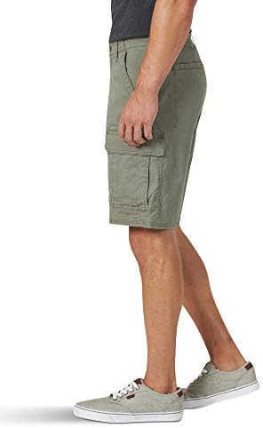 Wrangler Authentics Men's Classic Cargo Stretch Short, Dusty Olive, 36 - 2