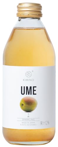 KIMINO DRINKS Sparlking Ume Juice, 8.45 FZ
