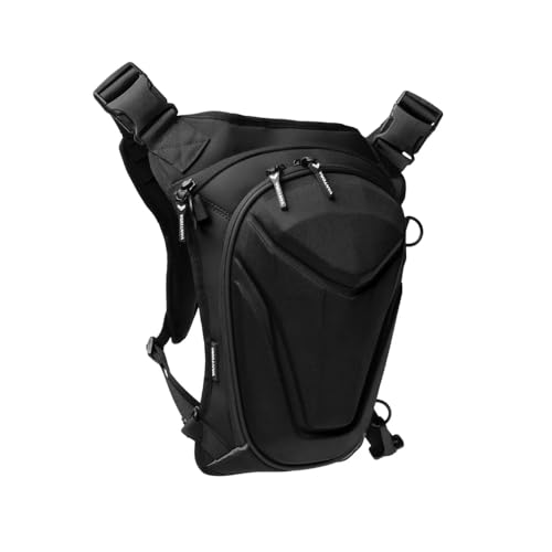 Image of VANTORA ARC 4-in-1 Unisex Sling Bag, Black | Crossbody, Chest, Waist, Thigh & Tank Bag, 5L Hard Shell Travel Pouch, Hydration Pack Compatible