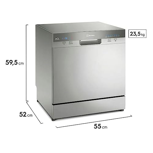 Lava-Louças Electrolux 8 Serviços Inox com Função Higienizar (LL08S) 220V - Imagem 2