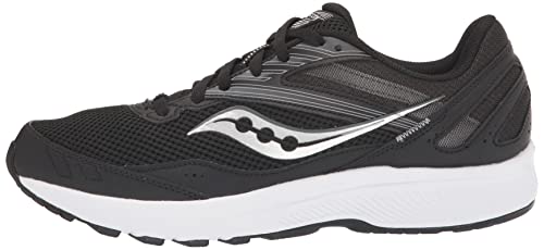 Saucony Men's Cohesion 15 Running Shoe, Black/White, 11 #TOP7