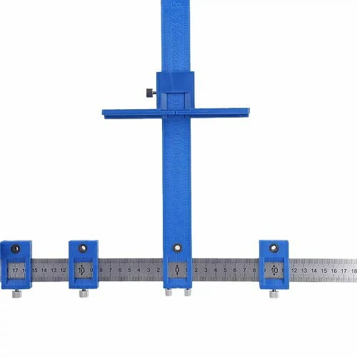 Amazon.co.jp: 木工 穴あけ定規 位置決め 穴パンチ治具 ドリル 木材