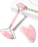 Jade Roller & Gua Sha Set, Face Roller for Skin Care Routine, Reduce Puffiness and Improve Wrinkles,