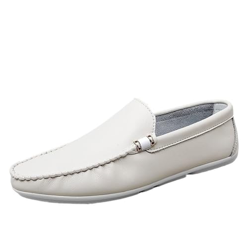 Men's Prom Shoes Vegan Leather Tuxedo Prom Solid Color Party Wedding Non Slip Block Heel Anti-Slip Slip Resistant Classic Slip-on