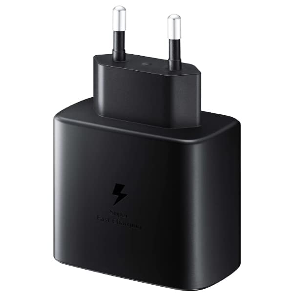 Image of 45W Fast Charger with C to C Cable Compatible with Samsung S23 Ultra,S23 Plus,S23,S22 Ultra,S22 Plus,S22,S20FE,S21FE,A72,A52,A32,M51 -Black with 6 Months Warranty
