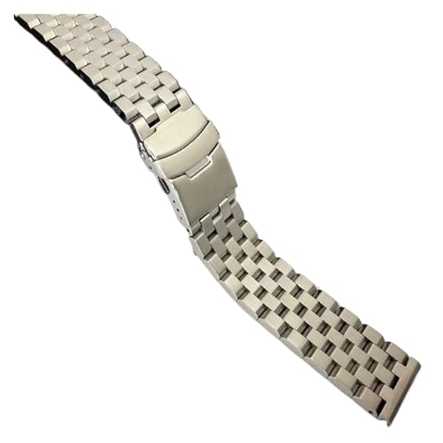 [X] \bh 316L X`[ EHb` Xgbv 22mm XeXX`[ EHb`oh @Bv Y ubN X`[ uXbg 20mm t@bV(5Steel-Silver,22mm)
