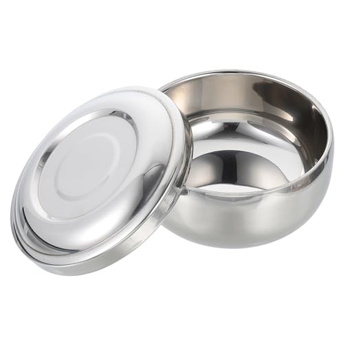 TOVINANNA Shavers Bowl Soap Foaming Bowl Sturdy Shaving Soap Container Lidded for Men