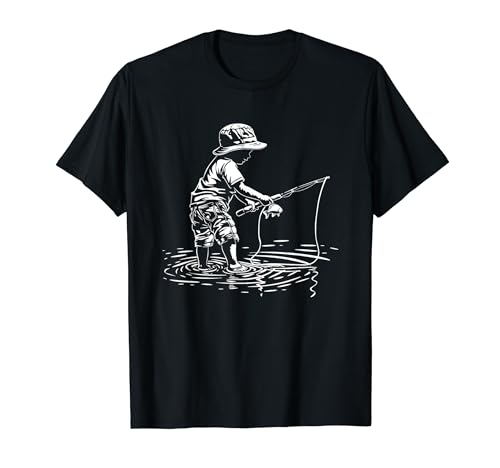 Bambino che pesca Maglietta