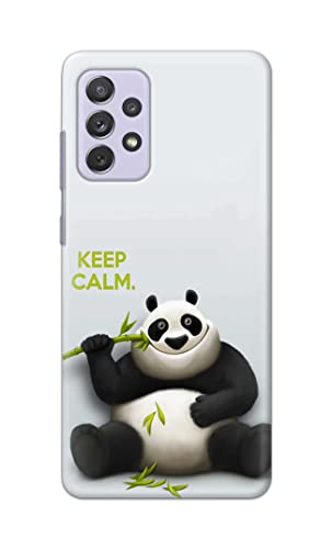 Image of PRINTFIDAA� Printed Hard Back Cover Case for Samsung Galaxy A72 Back Cover (Cartoon Panda) -2808