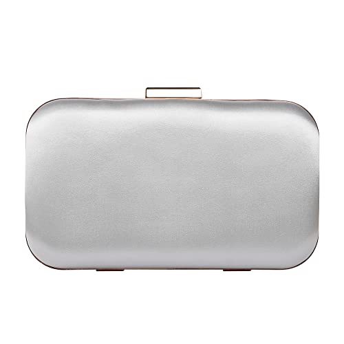 Image of Pleated Satin Clutch Purse For Women Wedding Bridal Clutch Bag Prom Party Clutch