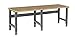 Tennsco WBA-1-3096C-MGY Adjustable Leg Workbench, Compressed Wood Top, 96" Width, 30" Length, 27 4"-35 2" Height, 238 lbs. Load Capacity, Medium Grey