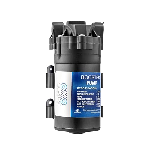 Image of ANP SERIES Ro Booster Pump with Copper Winding 100 GPD Ro Motor with elbow for All RO Water Purifiers Compatible with Kent /Aquagrand (1 Year PUMP Warranty) 2 Elbow and Tefton tap