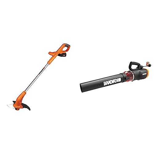 Worx WG154 20V PowerShare 10' - 12' Cordless String Trimmer &...