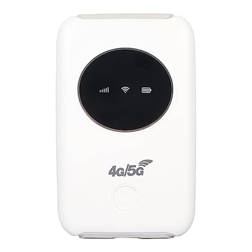 Asixxsix Hotspot WiFi, modem WiFi portátil, sem fio, 300 Mbps, alta velocidade, 4G LTE, USB, roteador WiFi desbloqueado 5G com slot para cartão SIM e bateria de 3200 Mah para viagens, compartilhe até