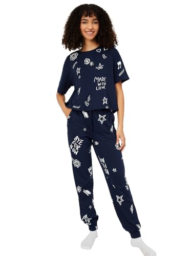 Image of Max Plus Size Women Printed PJ Set
