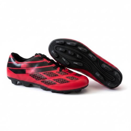 Image of Football Shoes Blue PVC Stud Football Shoes for Men