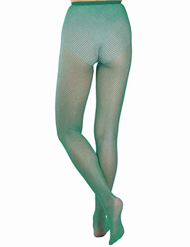 Image of Lastclream High Waisted Fishnet Tights for Women Sexy Fishnets Stockings Full Footed Fishnet Sheer Pantyhose Plus Size