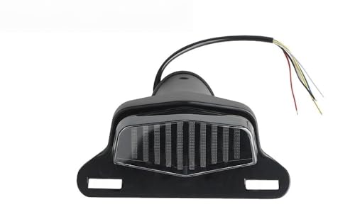 Luz trasera de moto impermeable IP67 con freno y marcha integrados