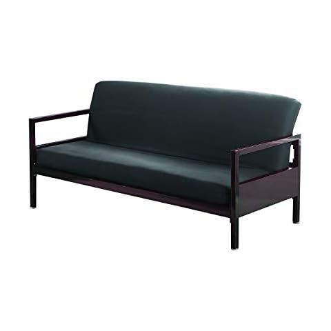 Bed Maker's 100% Cotton Stain Resistant Futon Cover, Full, Charcoal Cover