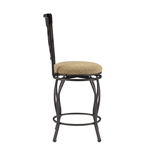 Linon Curves Swivel Counter Bar Stool 24" #TOP6