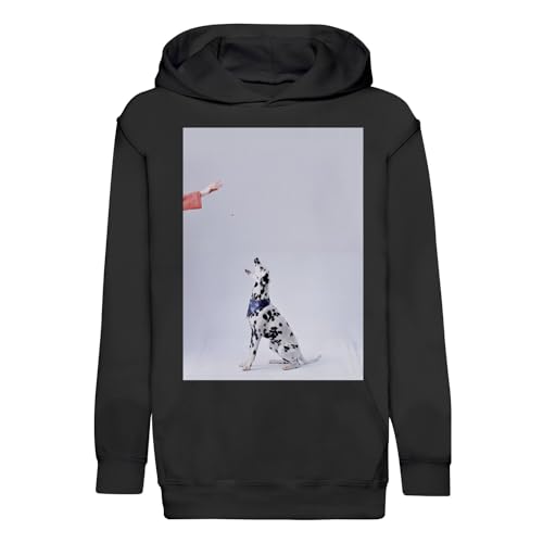 Sweat à capuche enfant dalmatien en coton premium avec son bandana