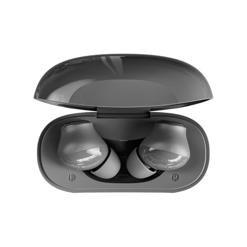 Image of Skullcandy Uproar ANC Wireless Earbuds, Active Noise Cancelling, 42Hr Battery + Rapid Charge, Quad Mic ENC, 10mm Drivers, Multipoint Pairing, Low Latency, Sweat & Water Resistant - Grey Glossy