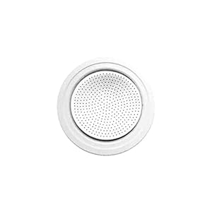 Bialetti Spare Parts Includes 3 Gaskets and 1 Plate Compatible with Moka Express, Fiammetta, Break, Happy, Dama, Mini Express and Rainbow, 1 Cup Bialetti Spare Parts Includes 3 Gaskets and 1 Plate Compatible with Moka Express Fiammetta Break Happy Dama Mini Express and Rainbow 1 Cup