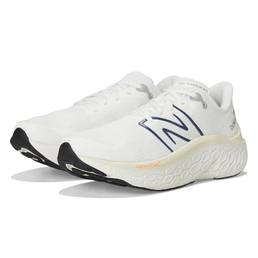 New Balance Tênis de corrida masculino Fresh Foam Kaiha Road, Sal marinho/índigo vintage/linho, 42