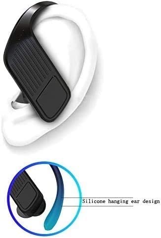 GeRRiT Auricolari wireless - Bluetooth Vero auricolari wireless - TWS Cuffie sportive for il rumore allenamento che cancella gli auricolari resistenti al sudore con microfono for correre, palestra