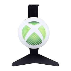 Paladone Xbox Light Up Headphone Stand, Gamer Headset Stand, Gaming Desk Accessories, Official Xbox Merchandise