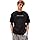 Tommy Hilfiger Herren T-Shirt Kurzarm Logo mit Rundhalsausschnitt, Schwarz (Black), L