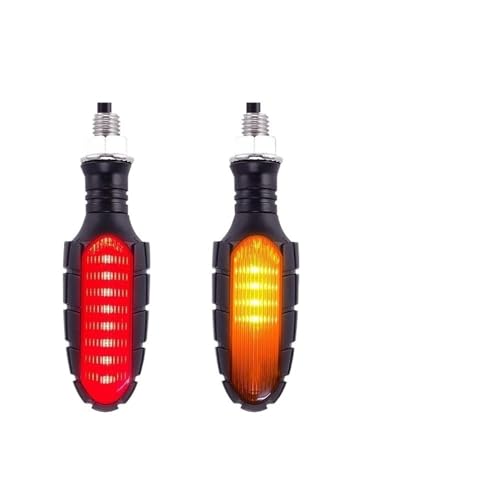 Clignotant moto LED arrière avec feu de freinage intégré et DRL universel