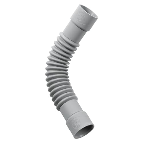 Wirquin 79009005 Raccord wc souple universel magicoude D32, à coller pour évacuation, gris