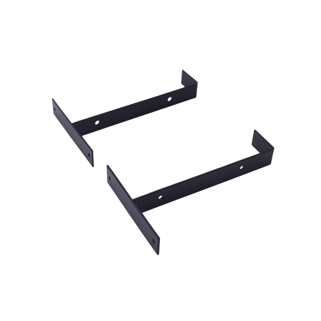 Marco Paul Interiors Dunnet Tools Heavy Duty Shelf Brackets & Supports for Wall Brackets for Shelves, Ideal for Bedroom, Living Room, Garage, DIY Home Décor - Suitable for Wood Shelves (23cm)